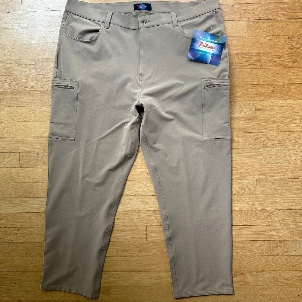 NWT RailRiders Ketchikan Khaki Pants Men's Size 42 x 30"